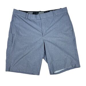 Nike‎ Shorts Mens 36 Standard Flex Hybrid Gridiron Blue Gray Chino AJ5495